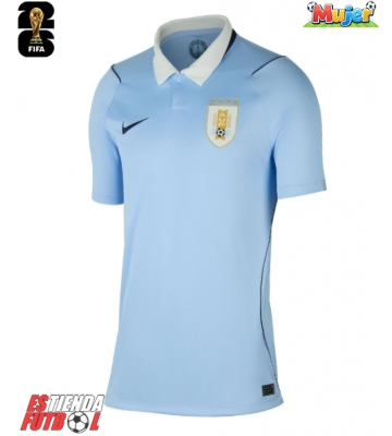 Uruguay Primera Equipación Mujer Mundial 2026 Manga Corta